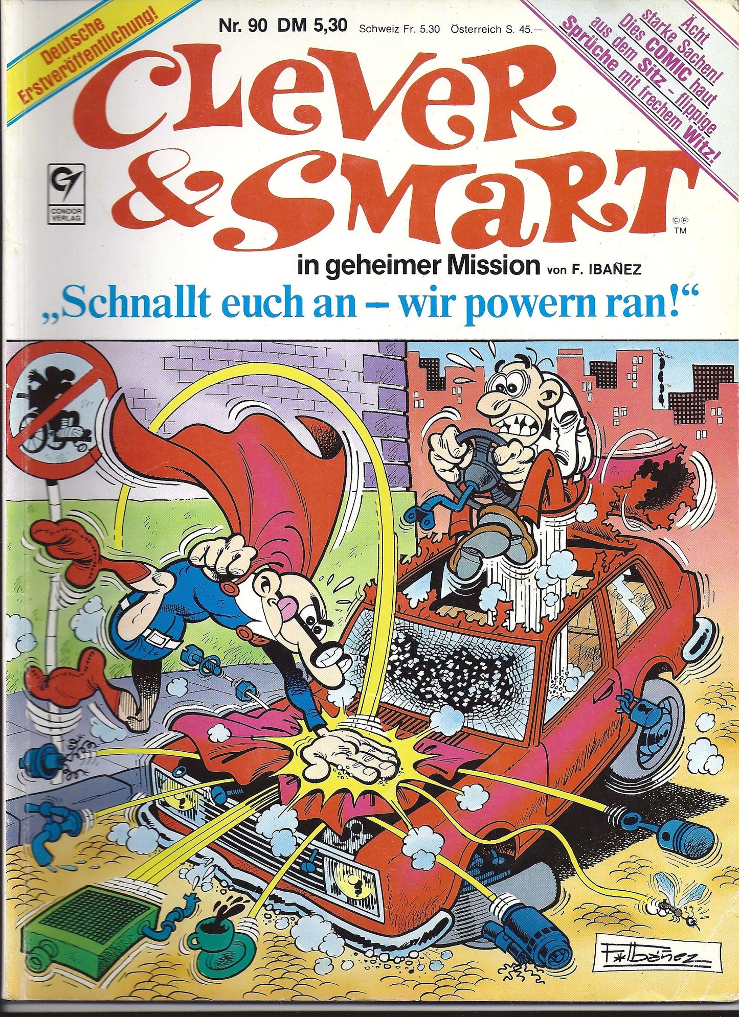 clever & smart in geheimer Mission: Schnallt euch an - wir powern ran! Nr. 90