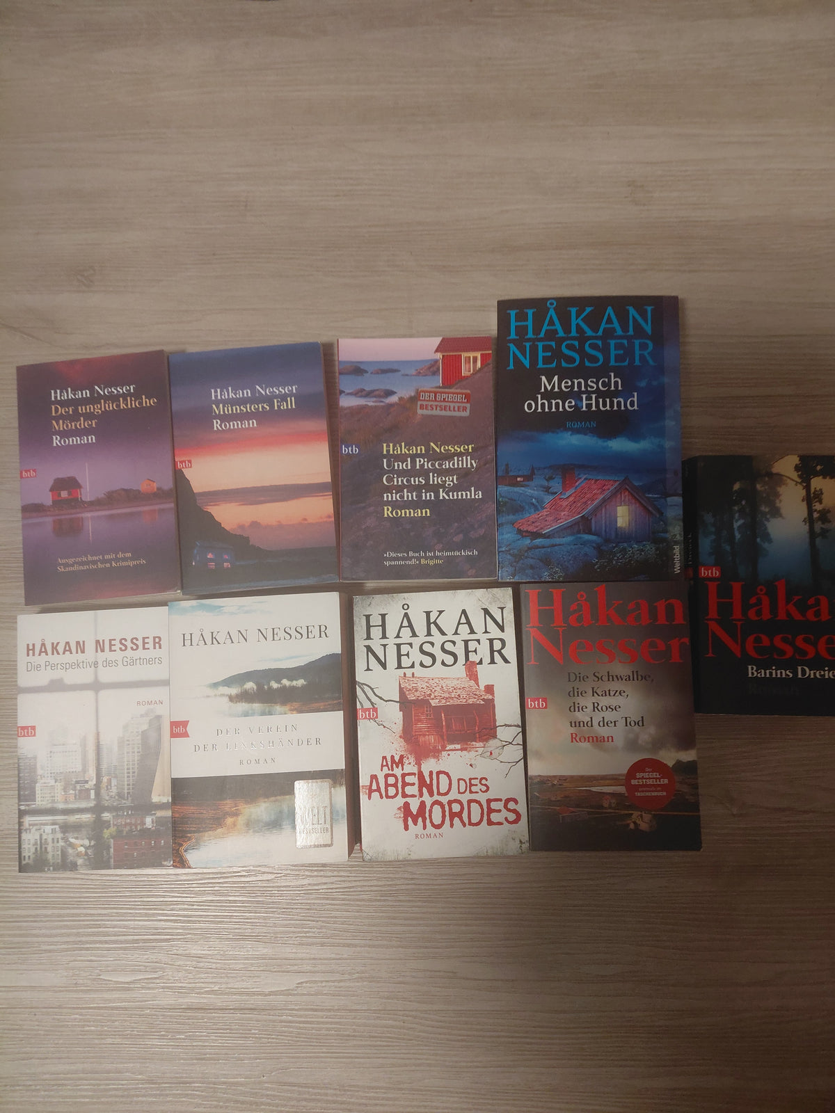 9 Bände von Nesser im Paket