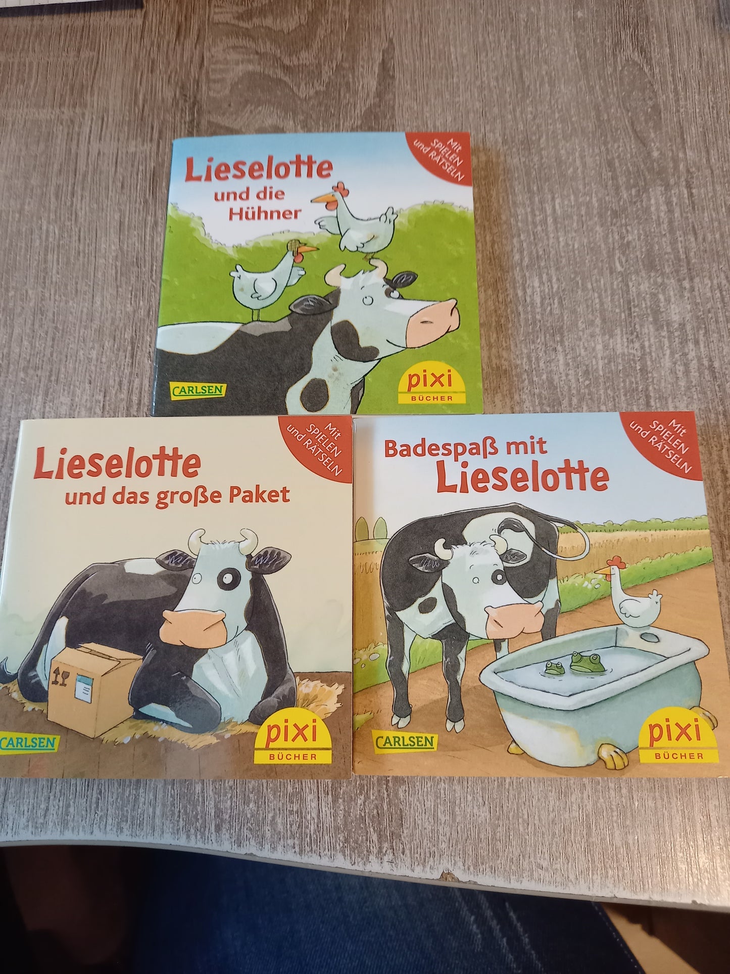 Liselotte und die Hühner lieselotte und das große Paket Badespass mit Lieselotte 3 Pixi Bücher