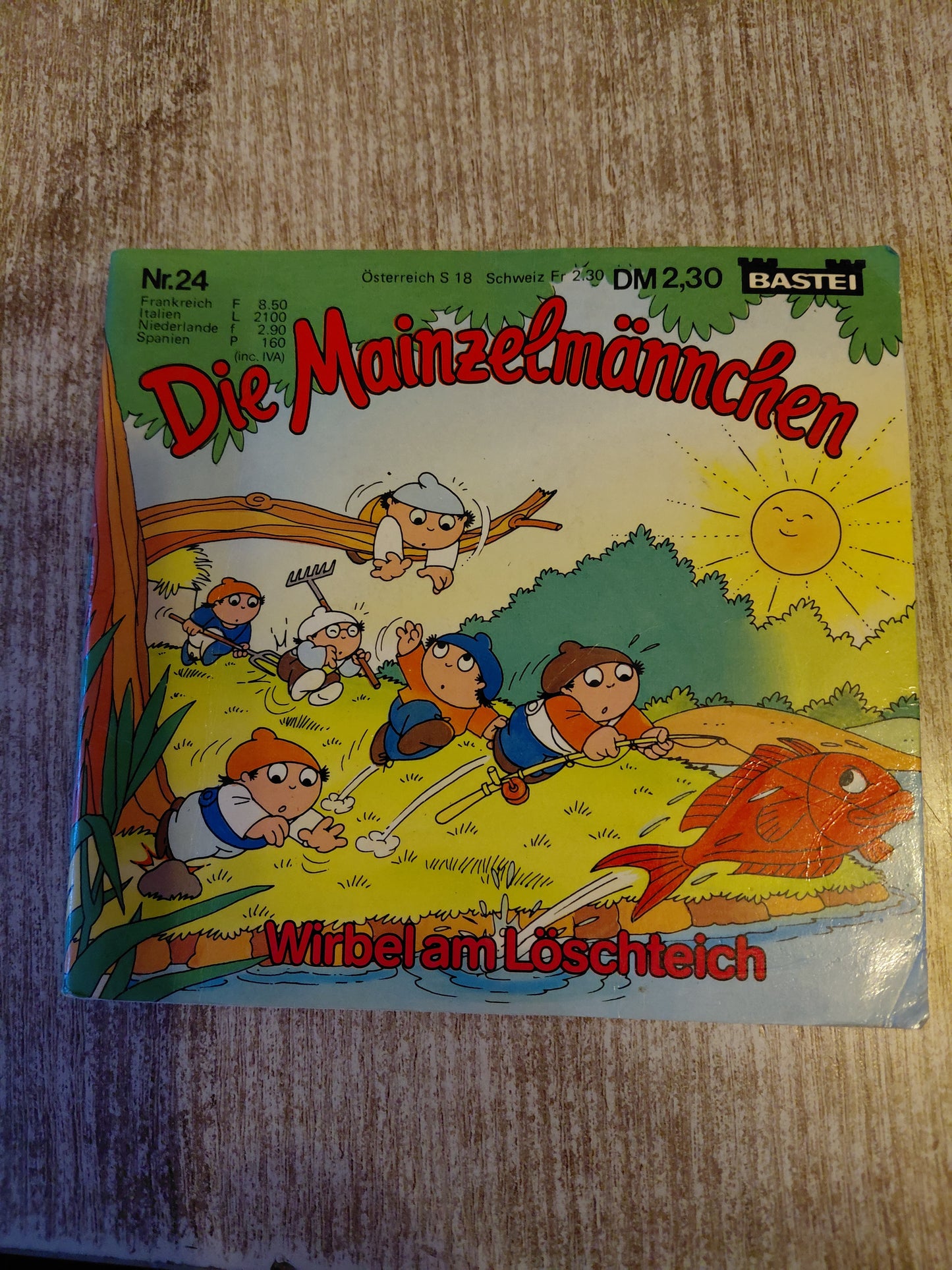 Die Mainzelmännchen Bastei Nr 24 Wirbel am Löschteich
