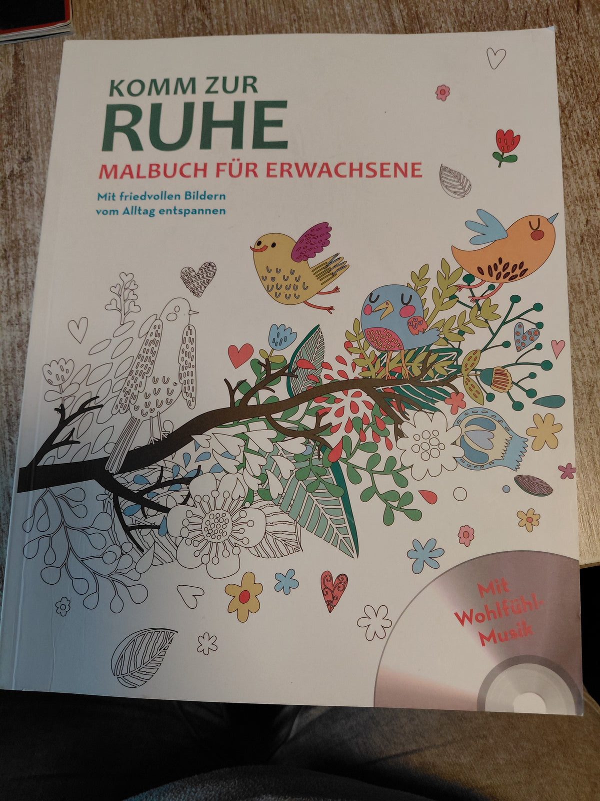 Komm zur Ruhe Malbuch für Erwachsene