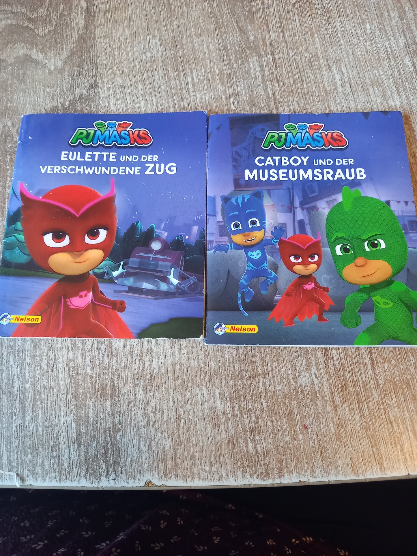 PJMASKS 2 Hefte Catboy und der Museumsraub Eulette und der verschwunde Zug