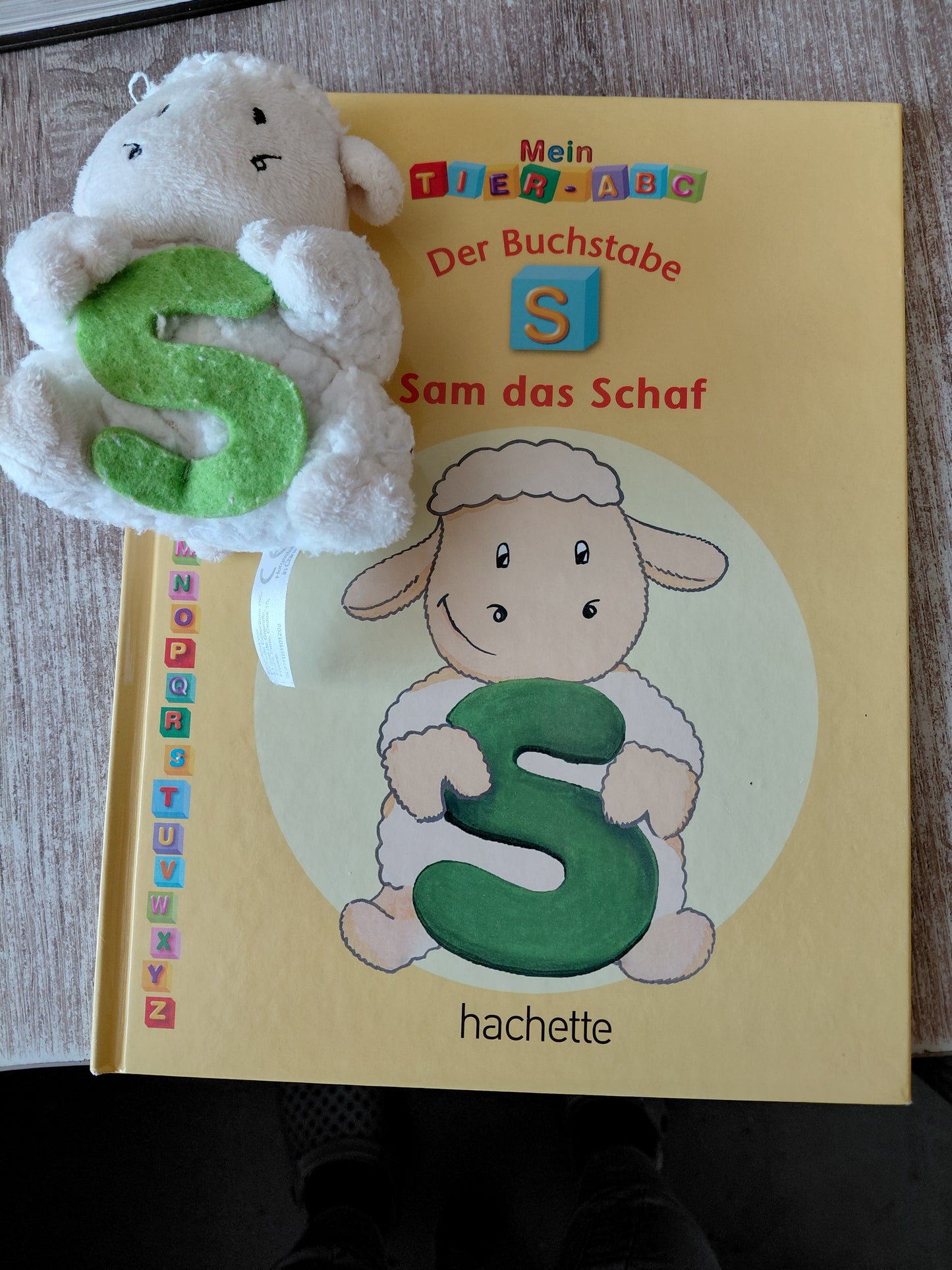 Mein Tier ABC Der Buchstabe S Sam das Schaf