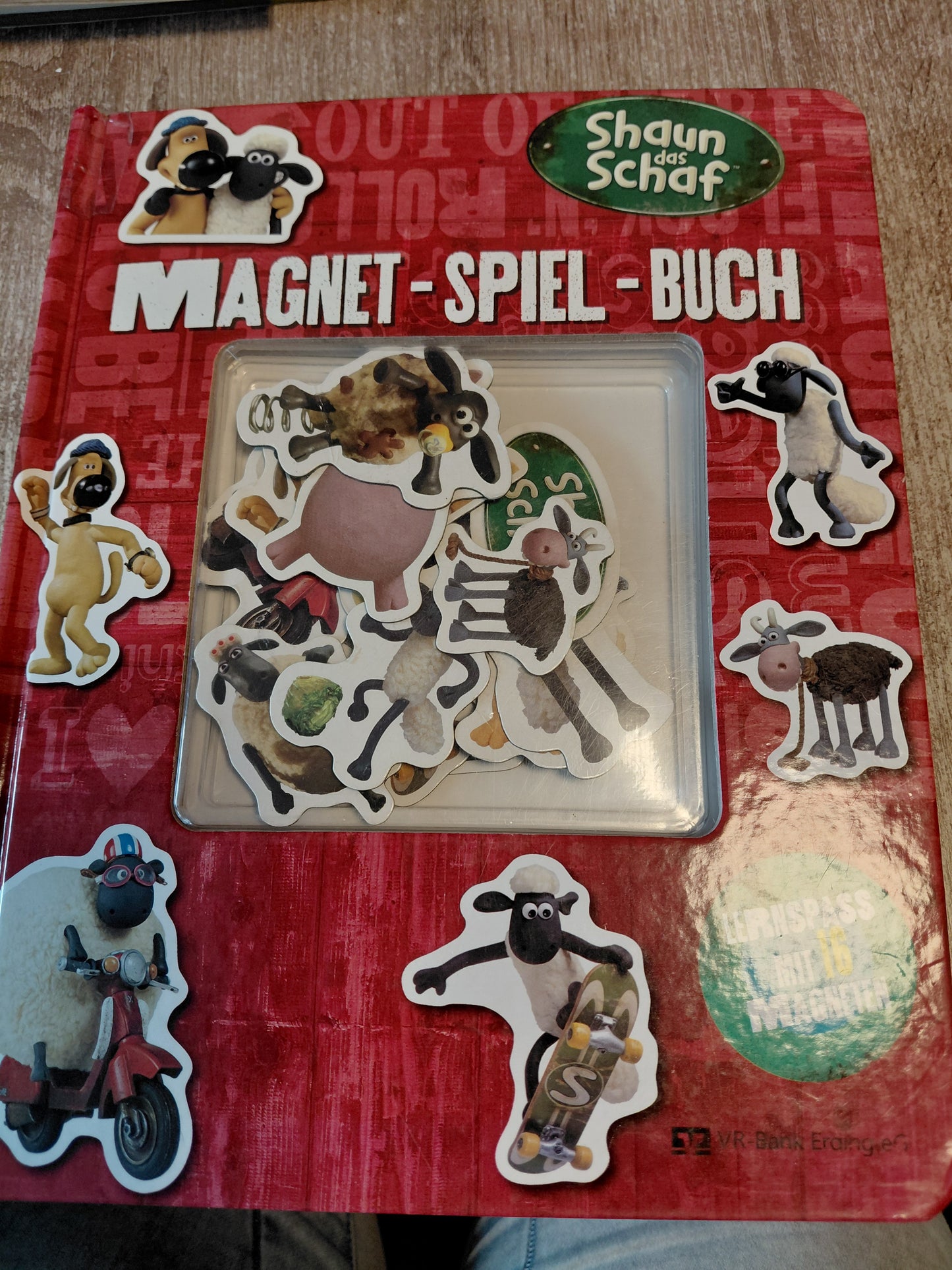 Magnet Spiel Buch Shaun das Schaf
