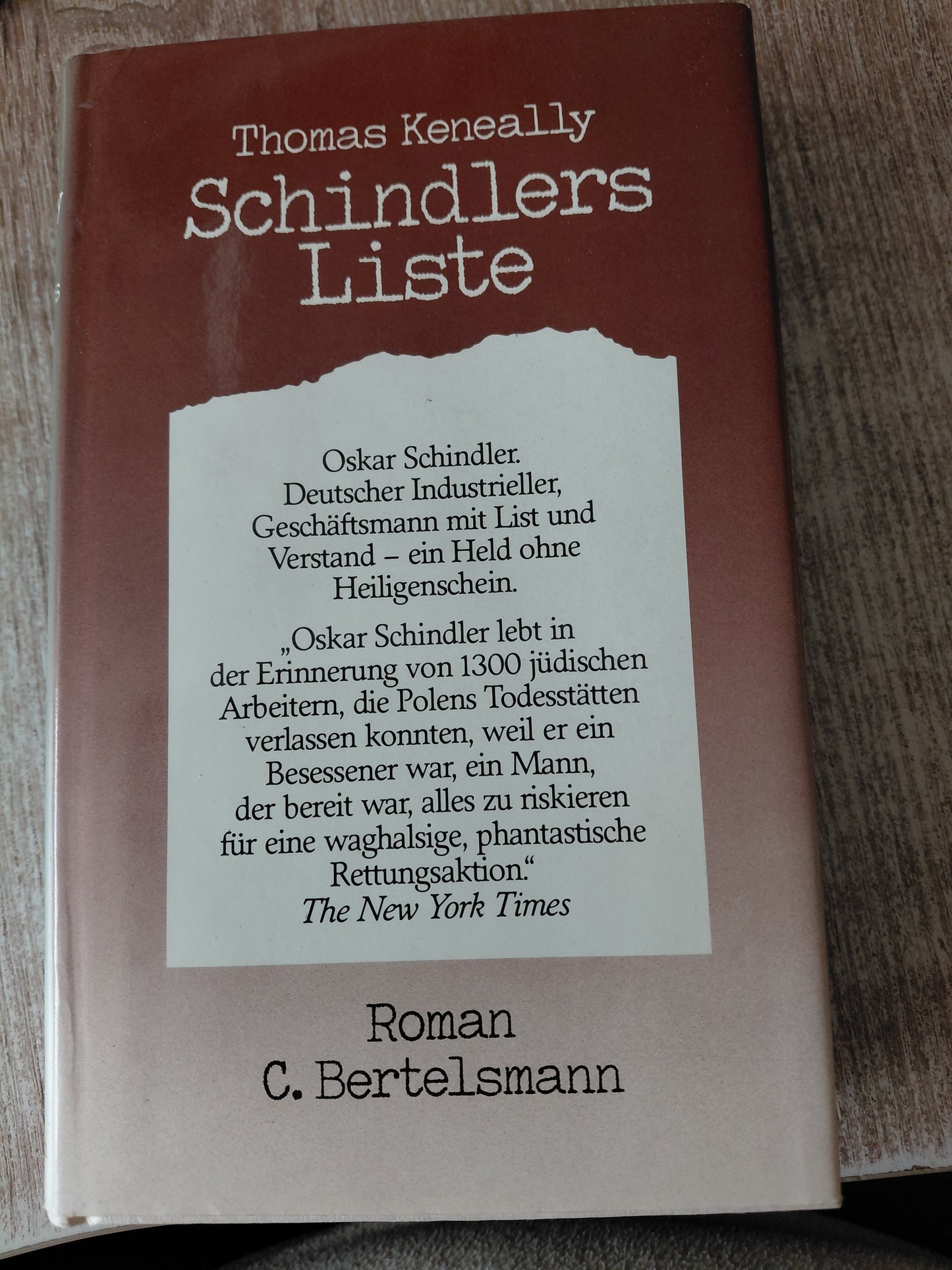 Schindlers Liste von Keneally