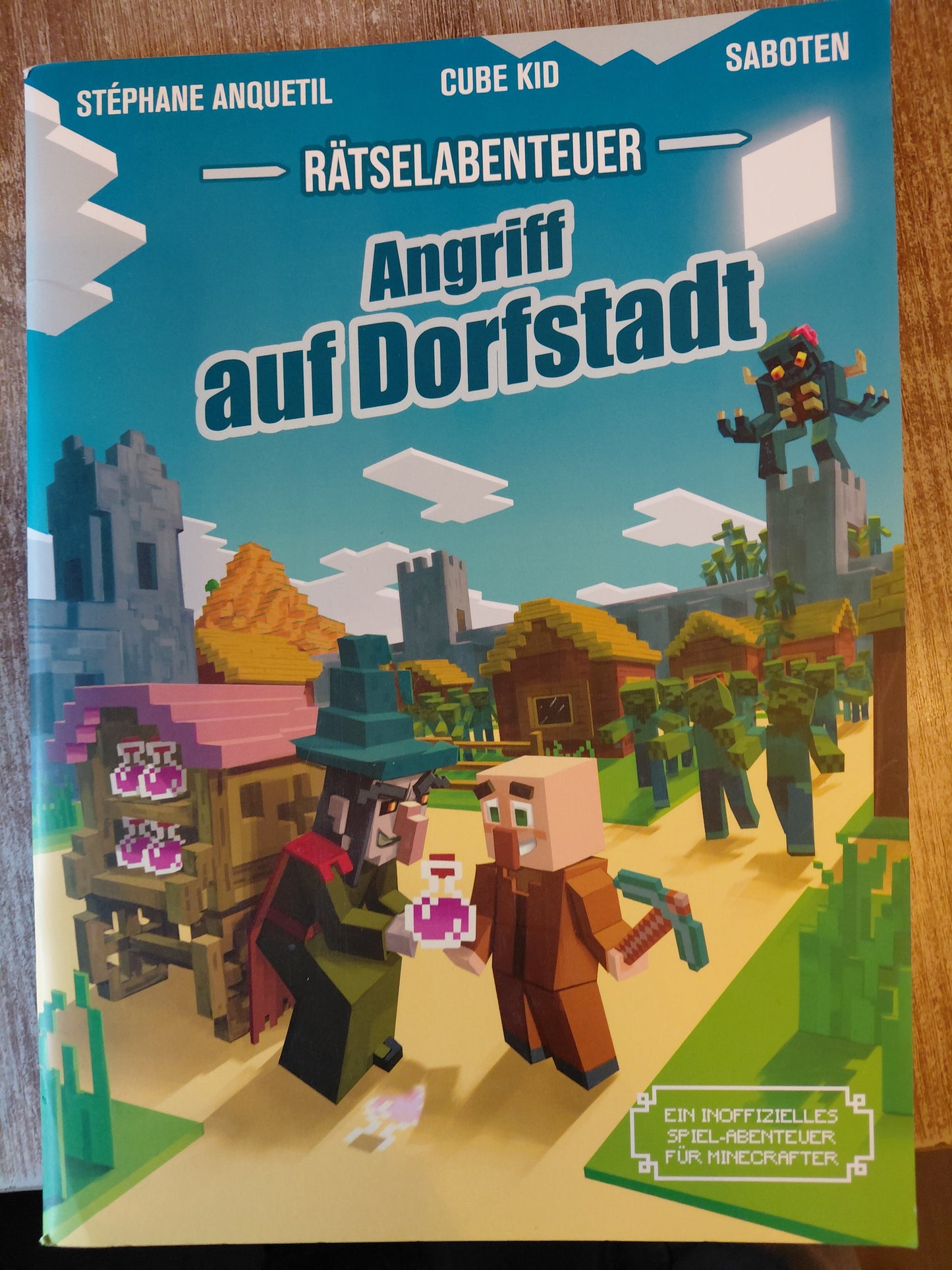 Angriff auf Dorfstadt Rätselabenteuer von Minecraft