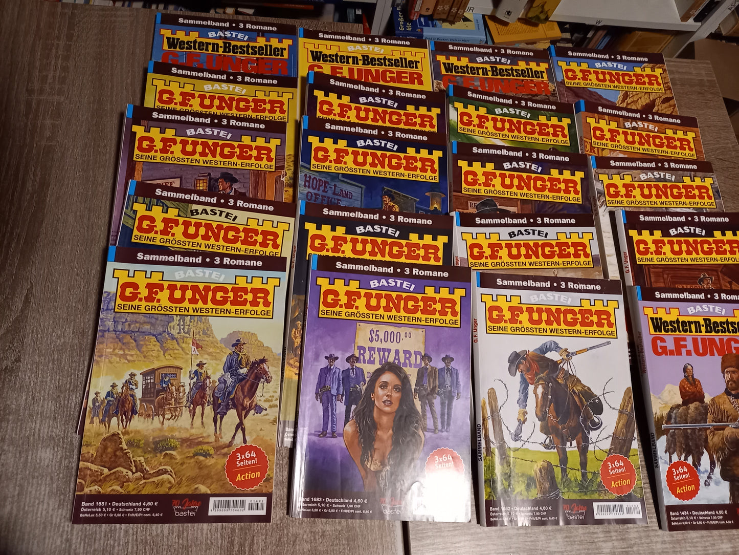 20 Sammelbände Western Unger