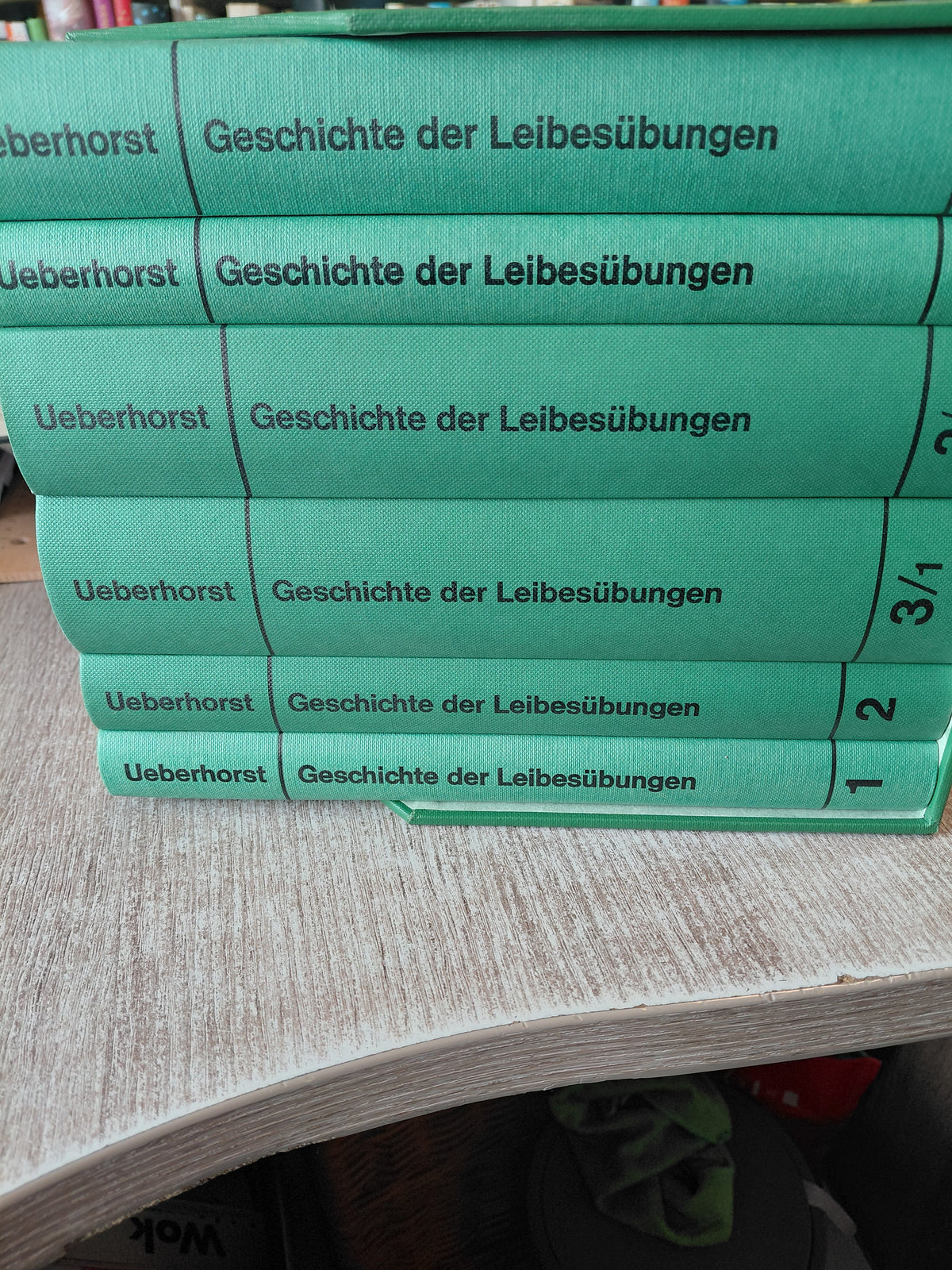 Geschichte der Leibesübungen 5 Bände im Schuber von Ueberhorst