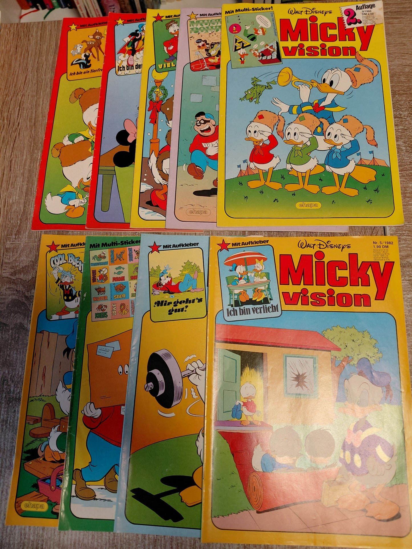 9 Micky Vision Hefte