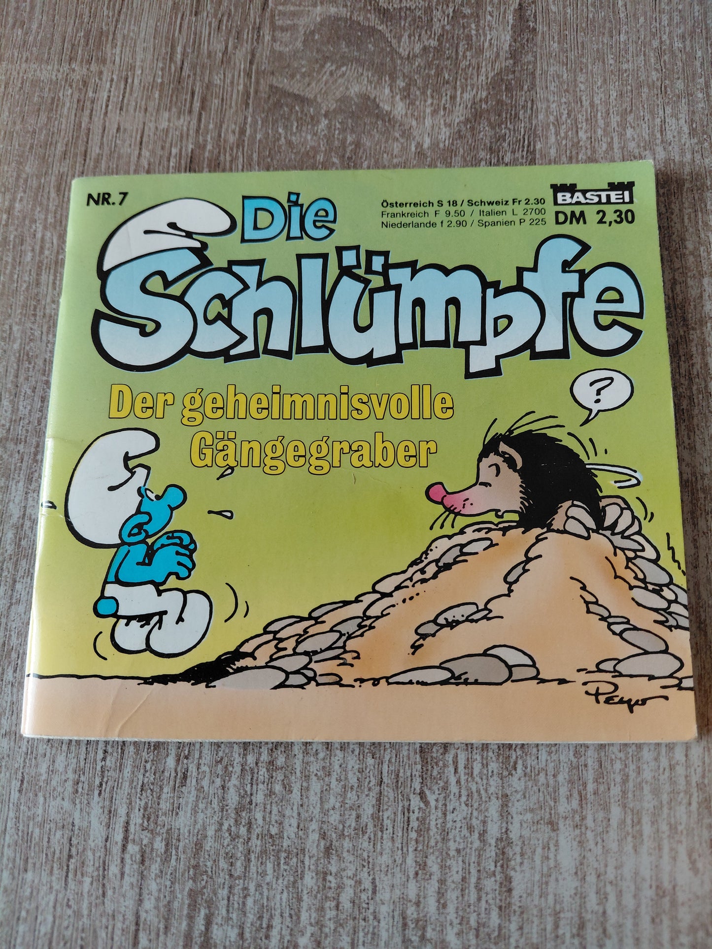 Die Schlümpfe Nr 7 Der geheimnisvolle Gängegraber