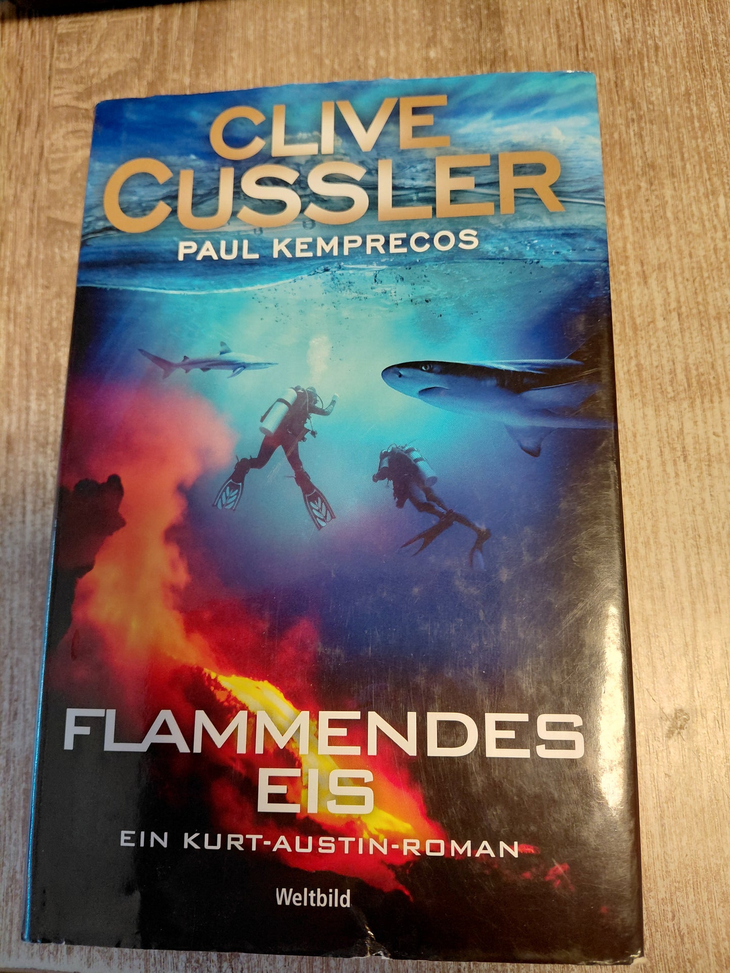 Flammendes Eis von Cussler