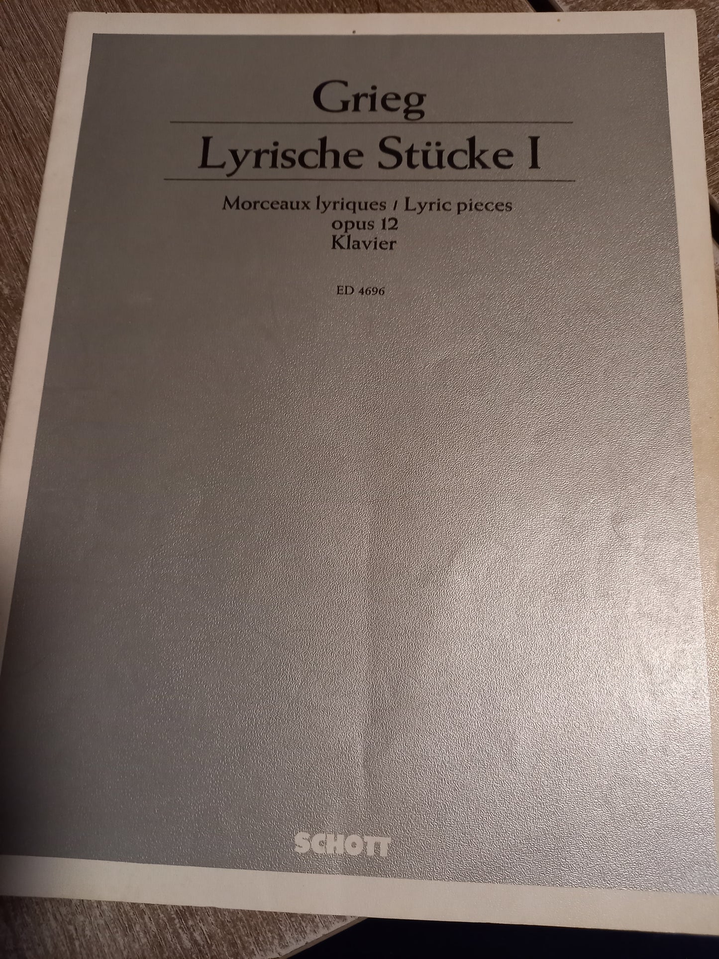 Grieg Lyrische Stücke 1 Opus 12 Klavier