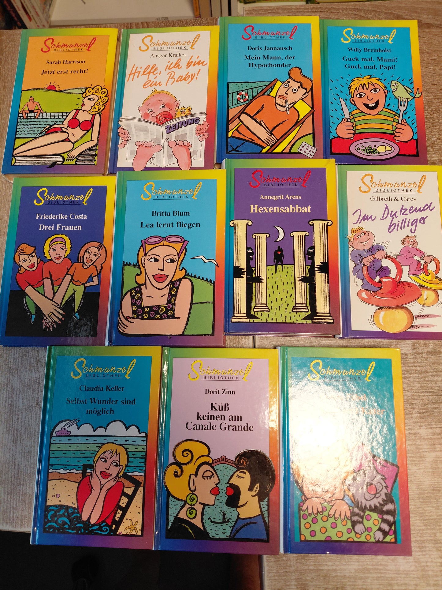 11 Bände aus der Schmunzel Bibliothek