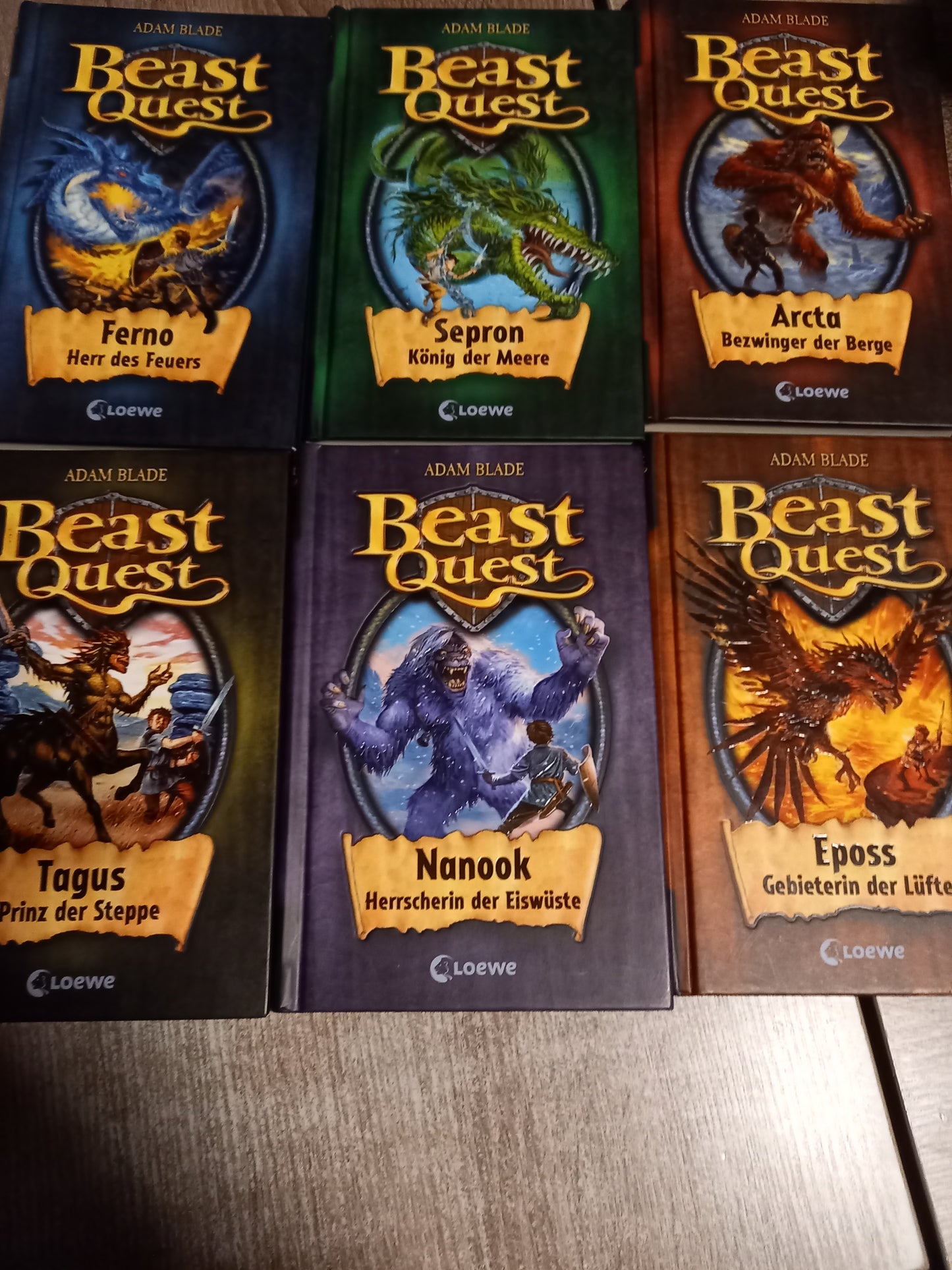 Beast Quest Bände 1-6
