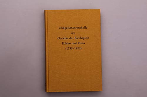 OBLIGATIONSPROTOKOLLE DES GERICHTS DER KIRCHSPIELE