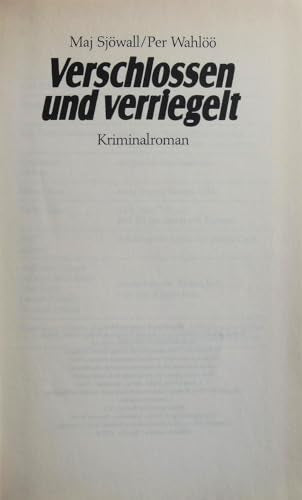 Verschlossen und verriegelt