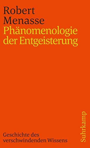 Phänomenologie der Entgeisterung: Geschichte des verschwindenden Wissens (suhrkamp taschenbuch)