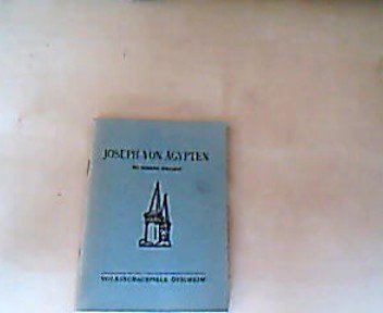 Joseph von Ägypten Ein biblisches Schauspiel.
