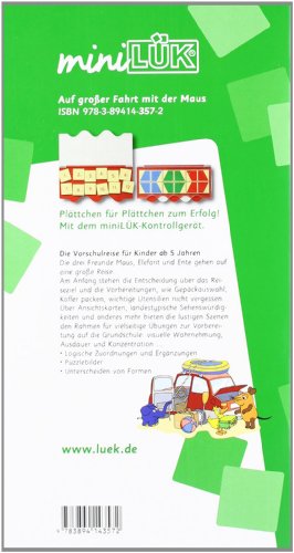 miniLÜK-Übungshefte: miniLÜK: Vorschule: Auf großer Fahrt mit der Maus: Die Vorschulreise mit der Maus (miniLÜK-Übungshefte: Vorschule)