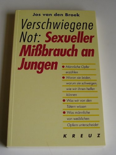 Verschwiegene Not, sexueller Mi"brauch an Jungen