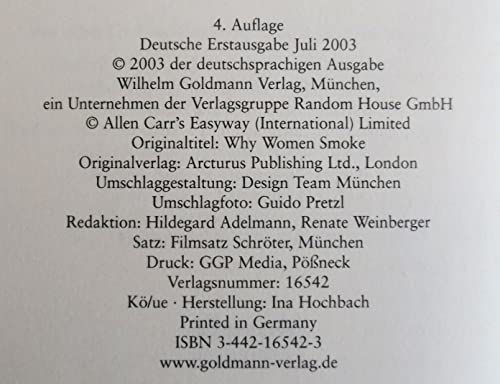 Endlich Nichtraucher - für Frauen