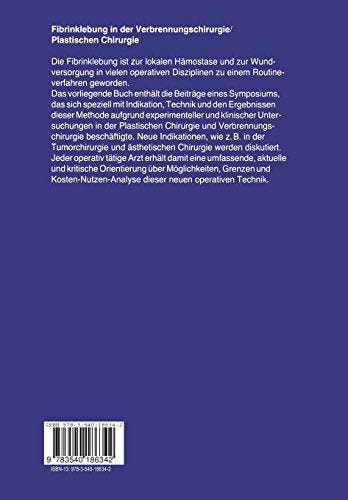 Fibrinklebung in der Verbrennungschirurgie - Plastischen Chirurgie (German Edition)