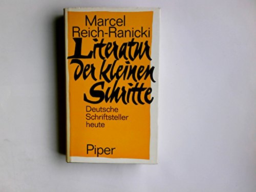 Literatur der kleinen Schritte