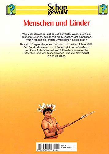 Schon gewusst. Erklär-Buch mit Fragen und Antworten / Menschen und Länder