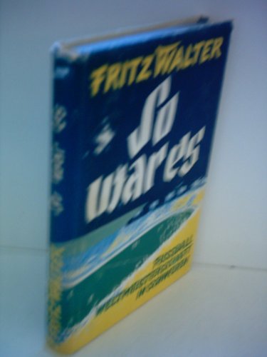 So war es. Fußballweltmeisterschaft in Schweden.