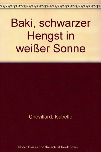 Baki, schwarzer Hengst in weißer Sonne