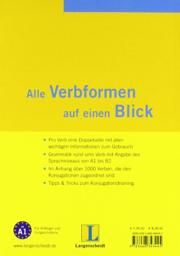 Langenscheidt Verbtabellen Spanisch