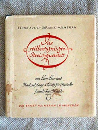Das stillvergnügte Streichquartett