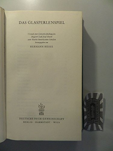 Das Glasperlenspiel