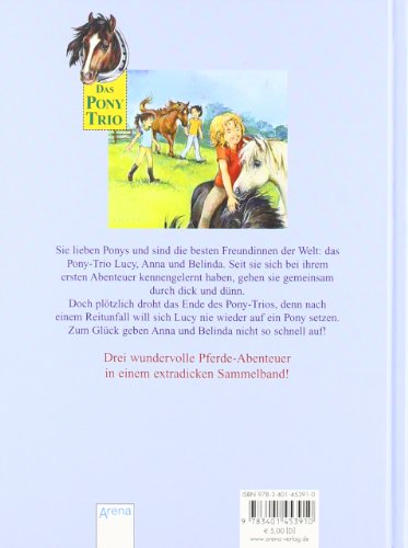 Drei Ponys bringen Riesenspaß: Drei Ponys und ein Lämmchen; Ein Tag mit Melissa; Lucys große Entscheidung (Das Pony-Trio)