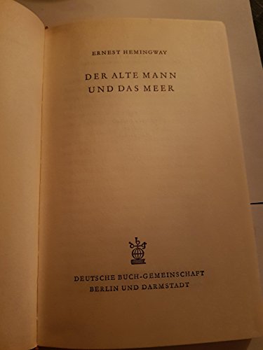 Der alte Mann und das Meer - Sonderausgabe 1956
