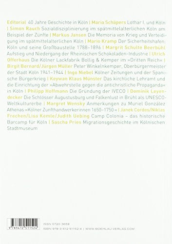 Geschichte in Köln 64 (2017): Zeitschrift für Stadt- und Regionalgeschichte (Geschichte in Köln: Zeitschrift für Stadt- und Regionalgeschichte)