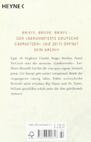 Der Kampf geht weiter! Nicht weggeschmissene Briefe