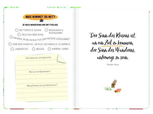 Geh doch ... deine Welt zu Fuß entdecken: Ein kreatives Eintragbuch (GROH Eintragbücher)