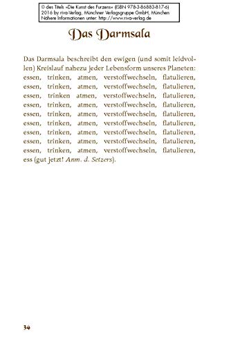 Die Kunst des Furzens: Verfasst von seiner Höchsten Flatulenz, dem Darmei Lama