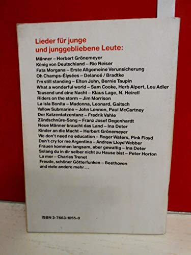 Liedersonne. 91 Lieder mit Gitarrengriffen. Liederbuch 08