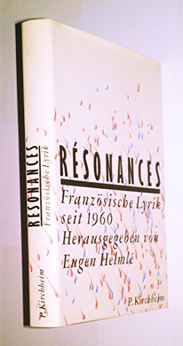 Resonances franzosische lyrik seit 1960