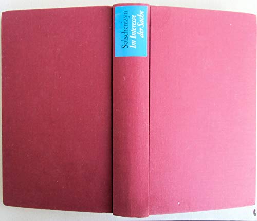 Im Interesse der Sache