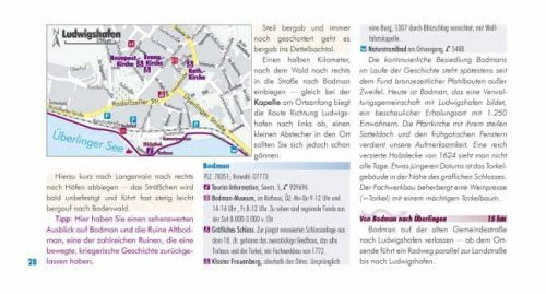 Bikeline Radtourenbuch: Bodensee-Radweg. Rund um den Bodensee, Überlinger See und Untersee. 1:50 000, 260 km, GPS-Tracks Download