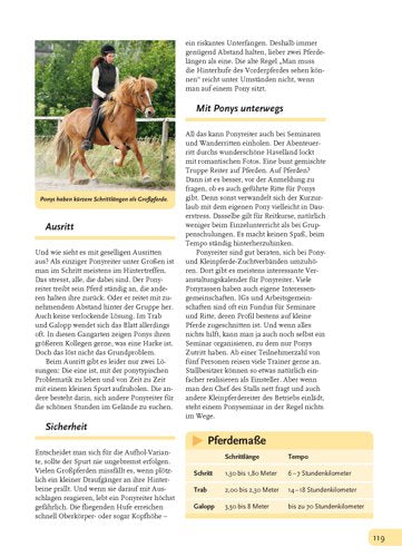 Alles über Ponys: Rassen, Haltung und Pflege, Reiten und Fahren