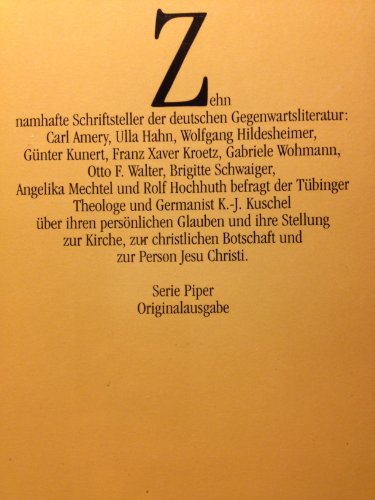 Ich glaube nicht, daß ich Atheist bin