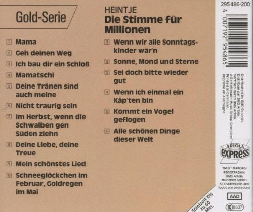 Heintje-die Stimme Für Millionen