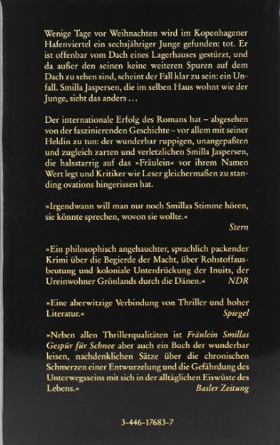 Fräulein Smillas Gespür für Schnee: Roman