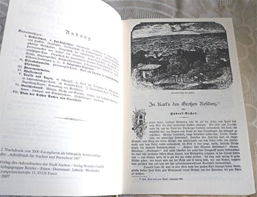 Adreßbuch für Aachen und Burtscheid 1887.