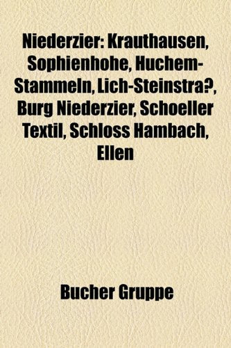 Niederzier: Krauthausen, Sophienhhe, Huchem-Stammeln, Lich-Steinstra, Burg Niederzier, Schoeller Textil, Schloss Hambach, Ellen