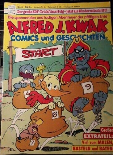 ALFRED J. KWAK Comics und Geschichten Nr. 15, Condor DIN A4 Heft